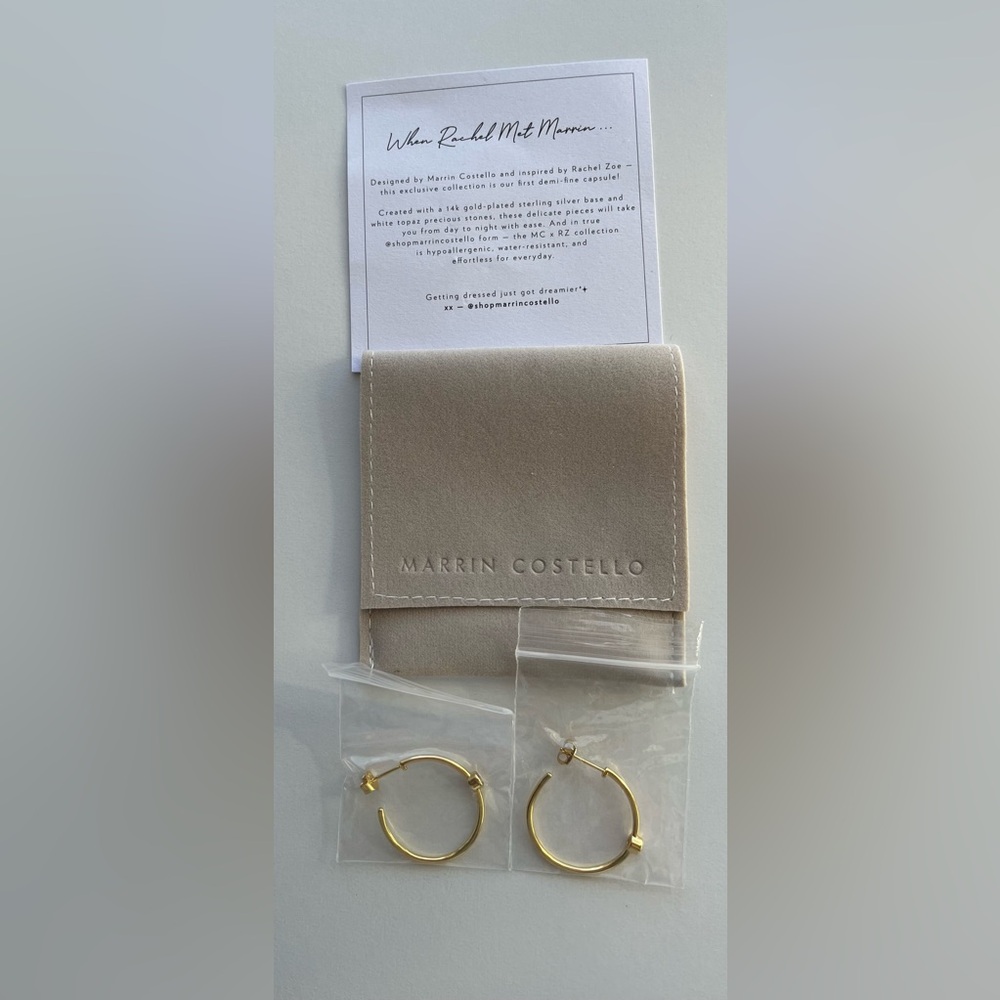 Marrin Costello Mystique Hoops—Rachel Zoe Collaboration